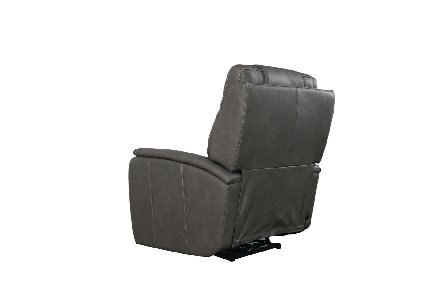 Bassett Club Level Wendell Power Motion Wallsaver Recliner in Gunmetal - Chapin Furniture
