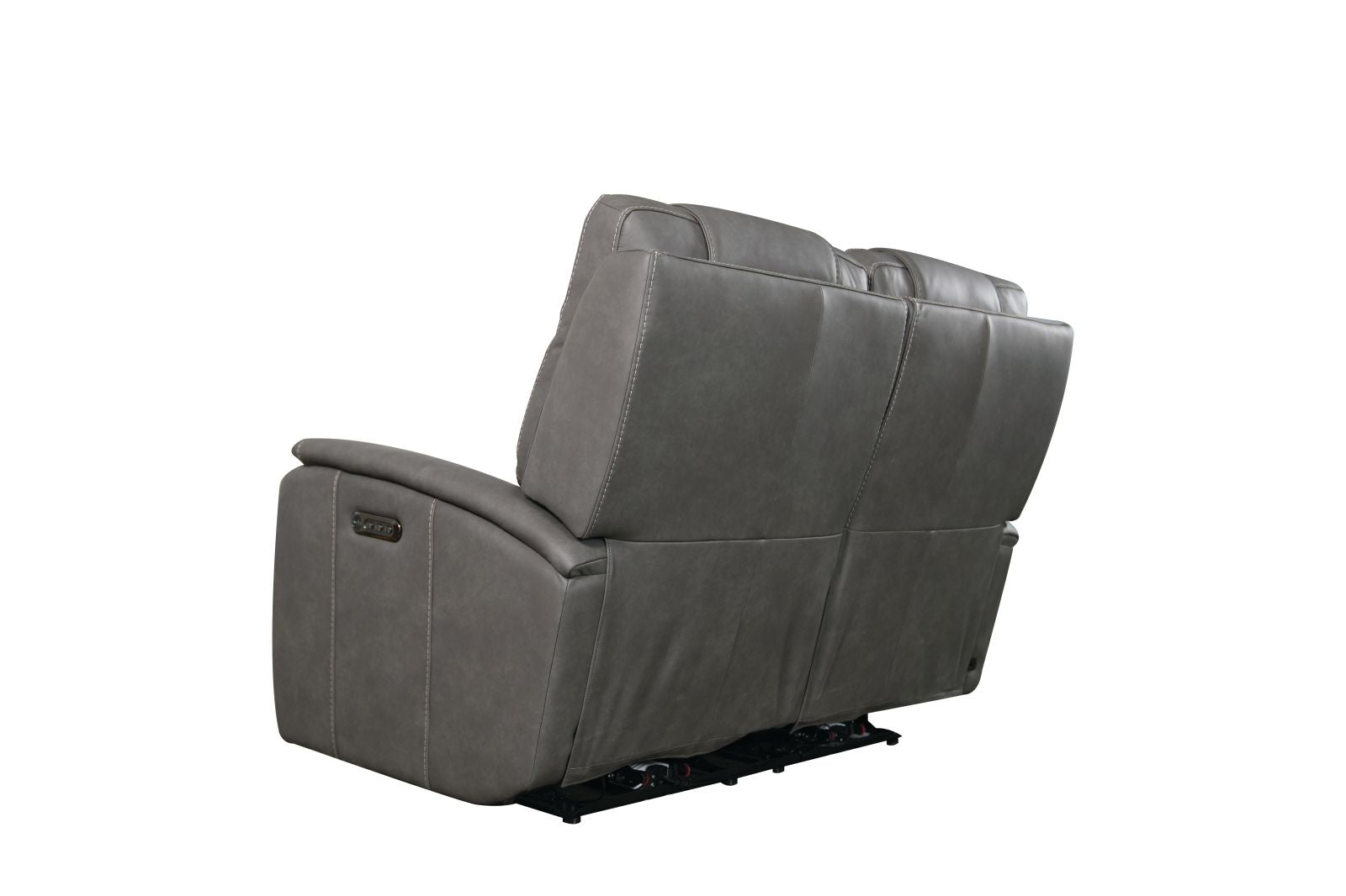 Bassett Club Level Wendell Power Motion Loveseat in Gunmetal - Chapin Furniture