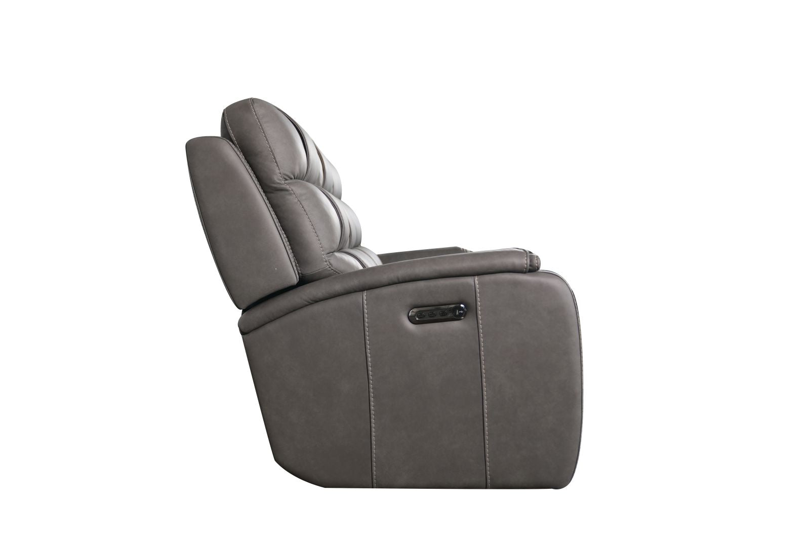 Bassett Club Level Wendell Power Motion Loveseat in Gunmetal - Chapin Furniture