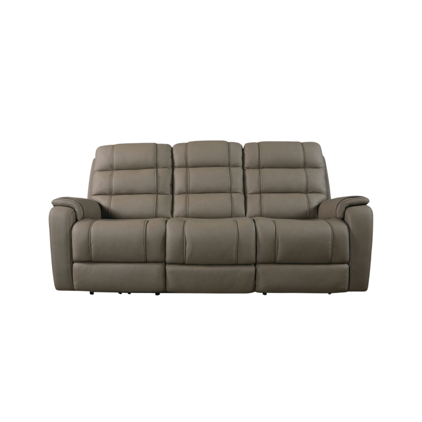 Bassett Club Level Wendell Power Motion Sofa in Dust - Chapin Furniture