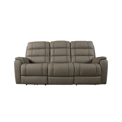 Bassett Club Level Wendell Power Motion Sofa in Dust - Chapin Furniture