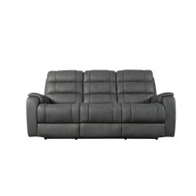 Bassett Club Level Wendell Power Motion Sofa in Gunmetal - Chapin Furniture