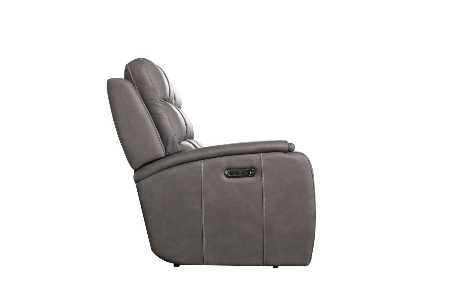 Bassett Club Level Wendell Power Motion Sofa in Gunmetal - Chapin Furniture
