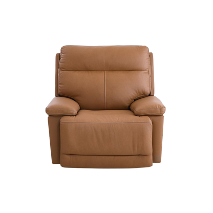 Bassett Club Level Fletcher Power Motion Wallsaver Recliner in Antelope - Chapin Furniture