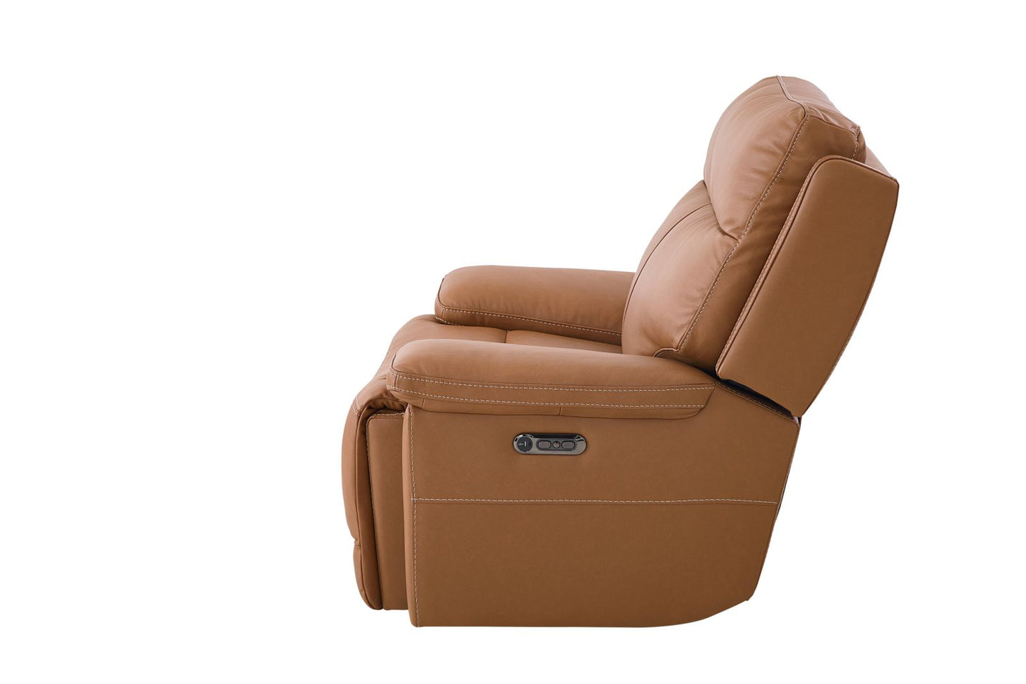 Bassett Club Level Fletcher Power Motion Wallsaver Recliner in Antelope - Chapin Furniture