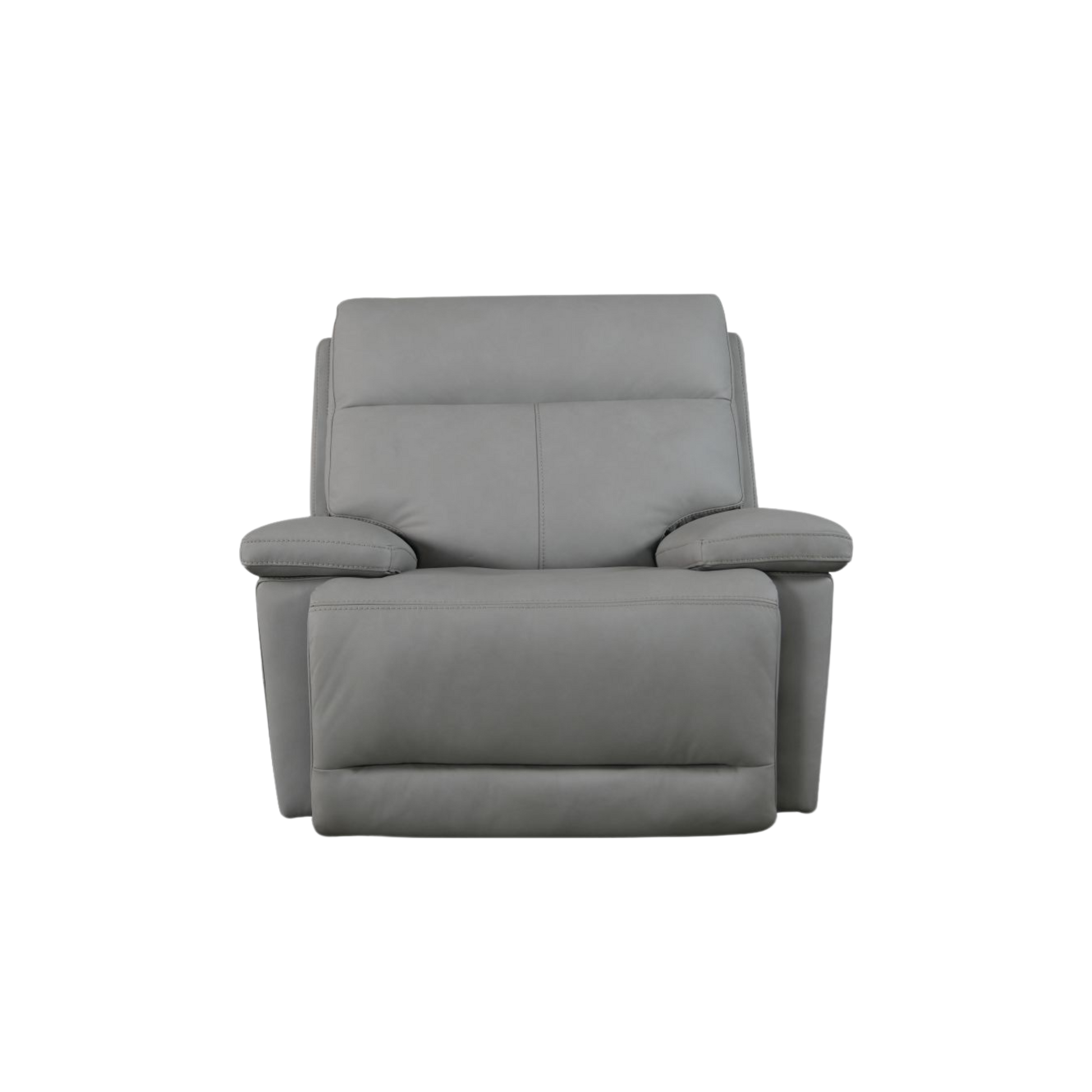 Bassett Club Level Fletcher Power Motion Wallsaver Recliner in Gray - Chapin Furniture