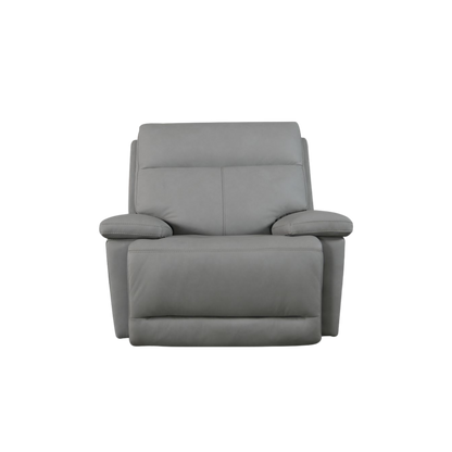 Bassett Club Level Fletcher Power Motion Wallsaver Recliner in Gray - Chapin Furniture