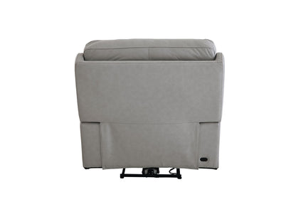 Bassett Club Level Fletcher Power Motion Wallsaver Recliner in Gray - Chapin Furniture