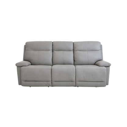 Bassett Club Level Fletcher Power Motion Sofa in Gray - Chapin Furniture