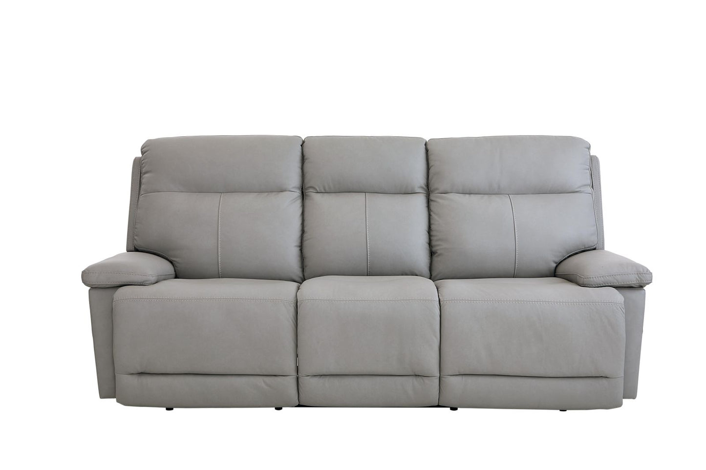 Bassett Club Level Fletcher Power Motion Sofa in Gray - Chapin Furniture