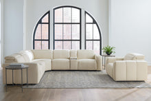 Bassett Club Level Airy Motion Sectional- Linen Leather - Chapin Furniture