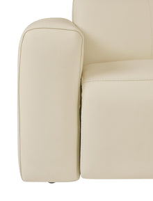 Bassett Club Level Airy Power Leather Motion Sofa