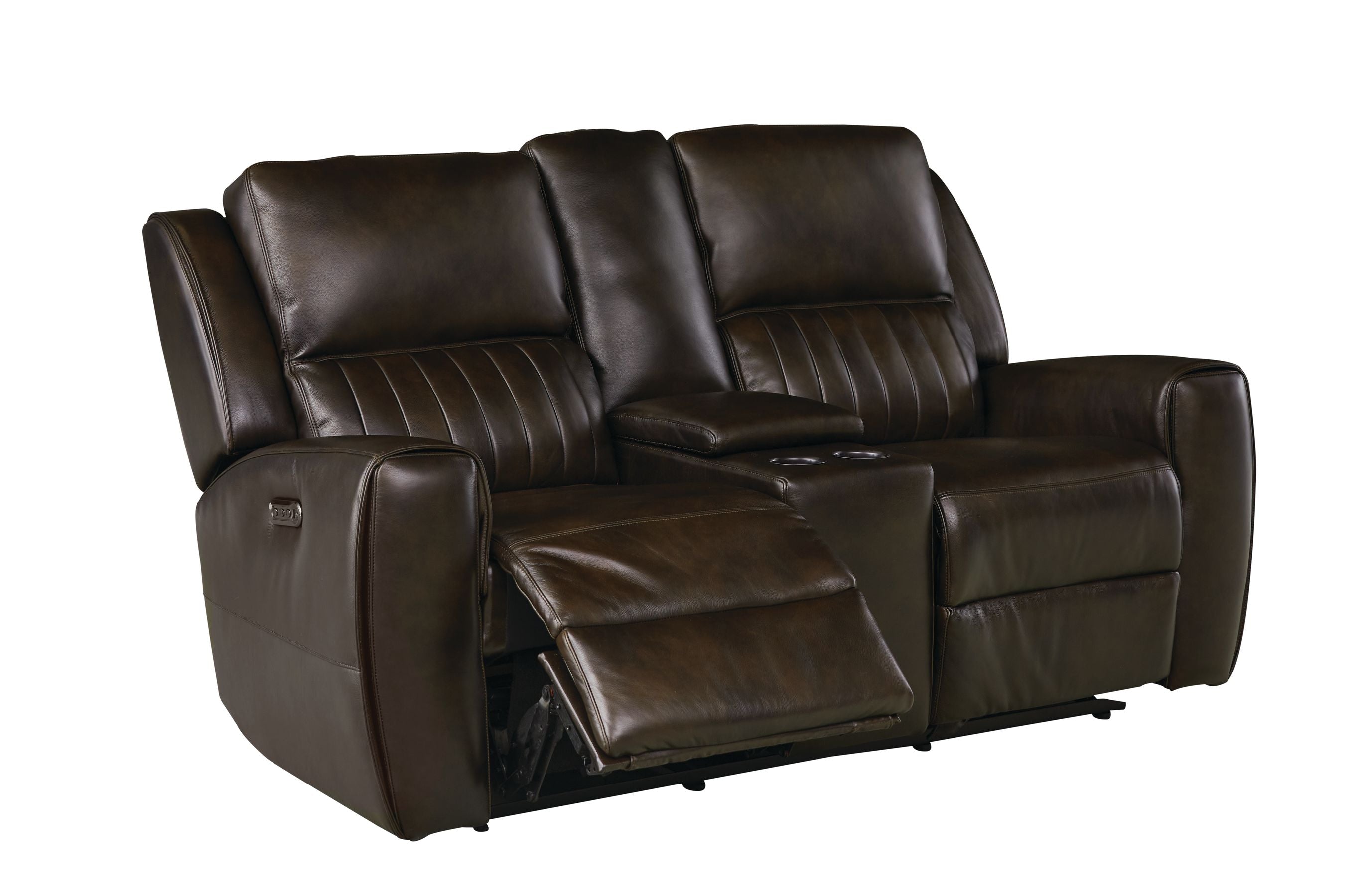 Bassett Club Level Aberdeen Power Motion Consoled Loveseat - Thumbnail 2