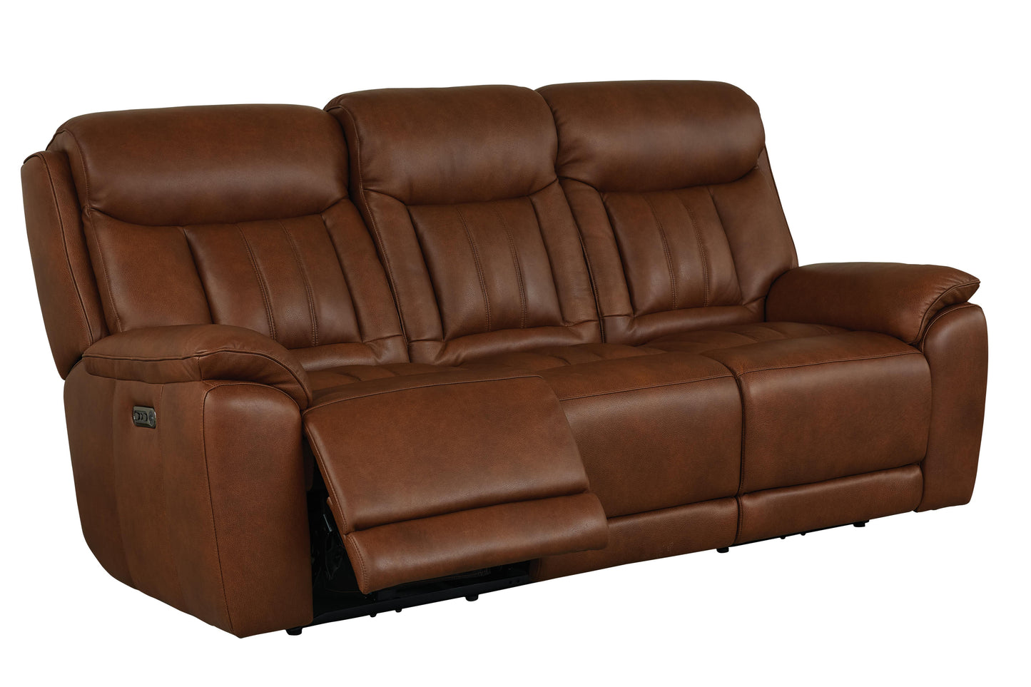Bassett Club Level Benson Power Motion Sofa - Chapin Furniture