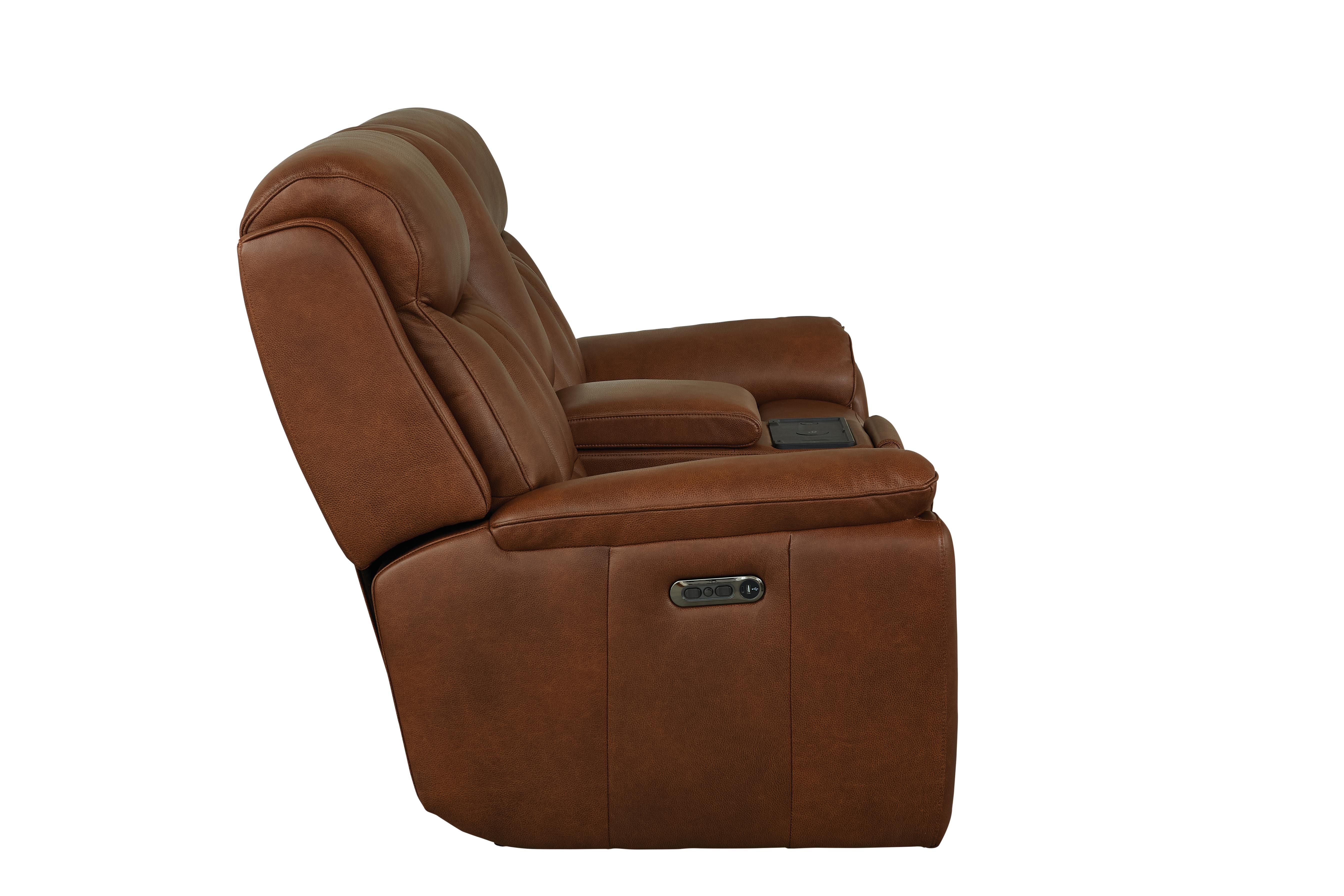 Bassett Benson Power Motion Consoled Loveseat - Thumbnail 4