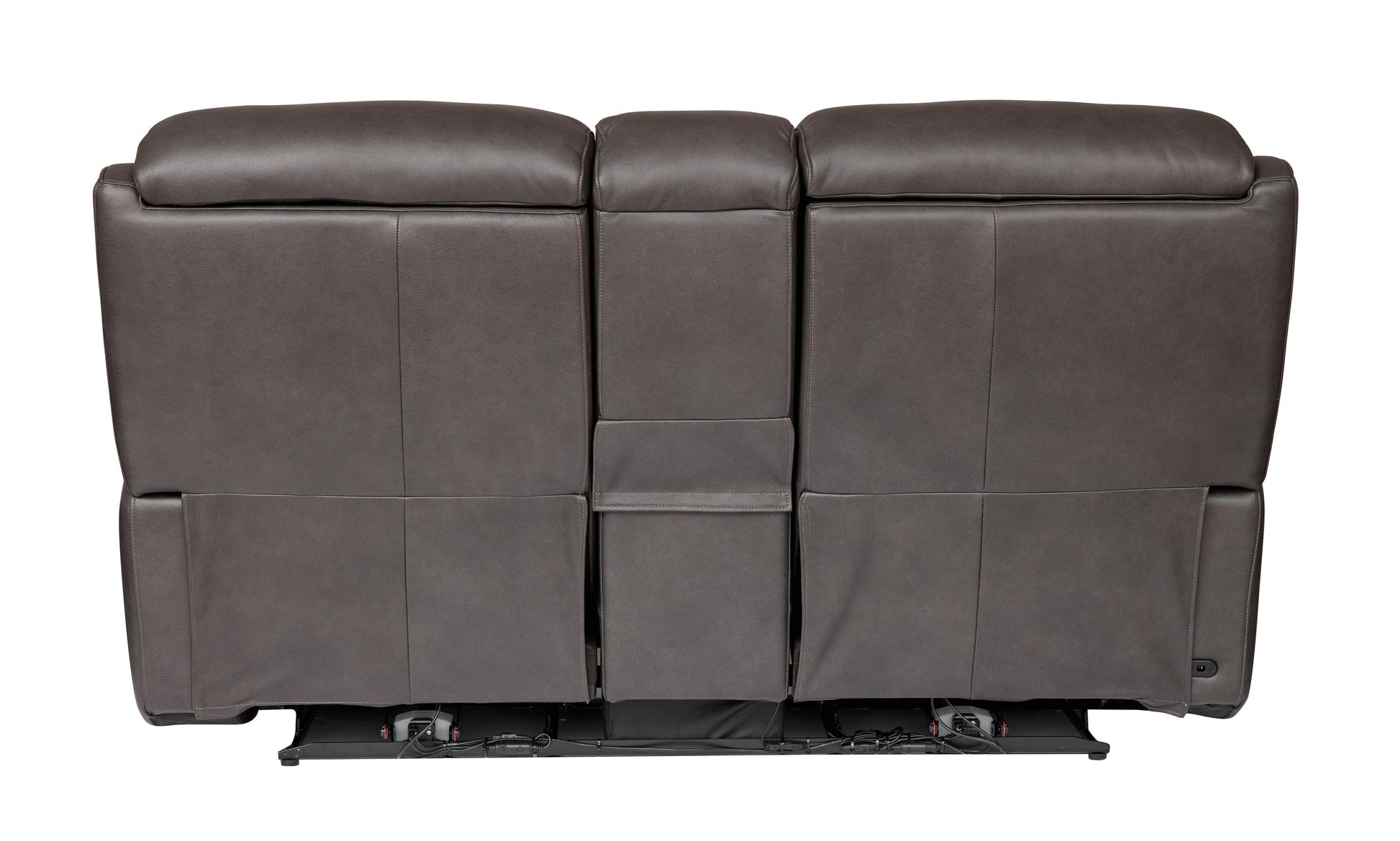 Bassett Club Level Benson Power Motion Consoled Loveseat - Chapin Furniture