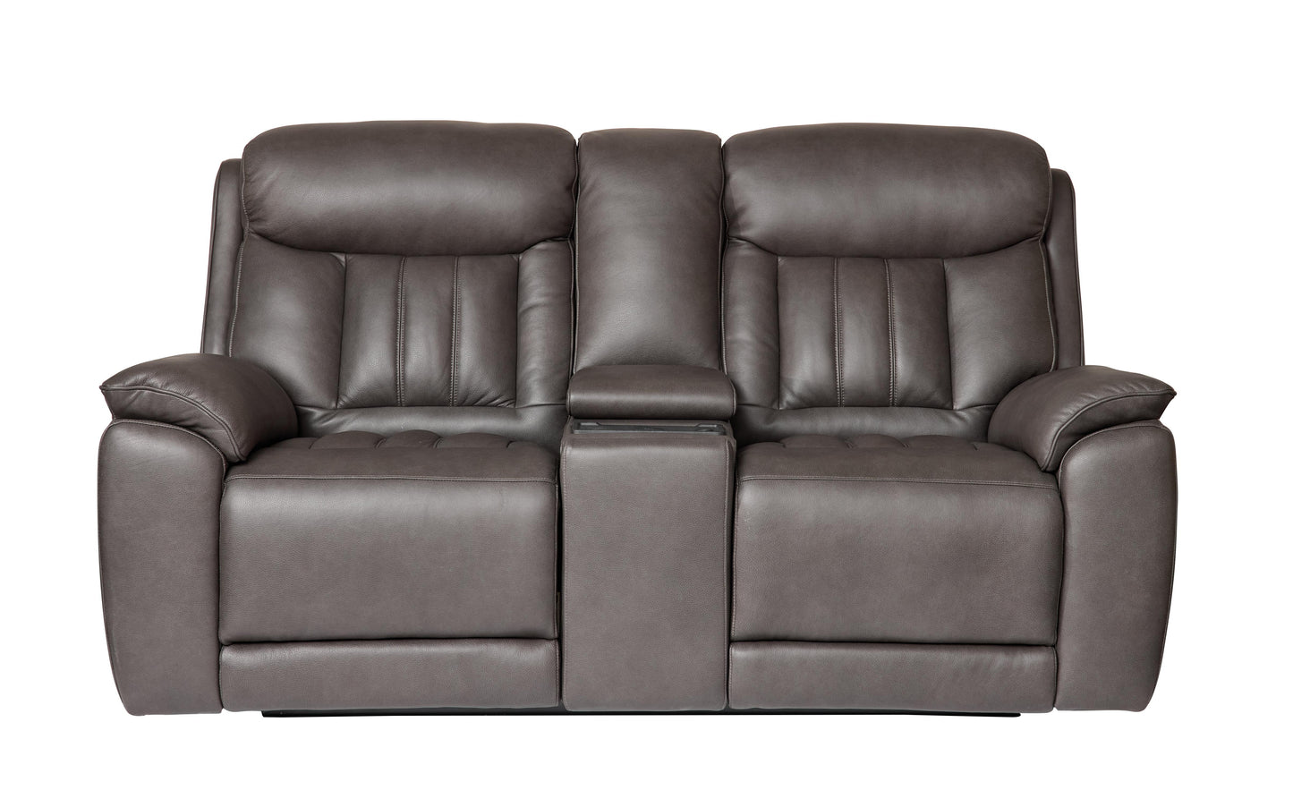 Bassett Club Level Benson Power Motion Consoled Loveseat - Chapin Furniture