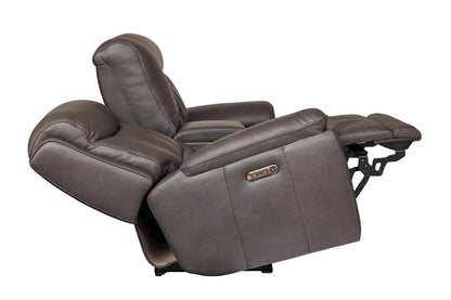 Bassett Club Level Benson Power Motion Consoled Loveseat - Chapin Furniture