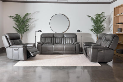Bassett Club Level Benson Power Motion Sofa - Chapin Furniture