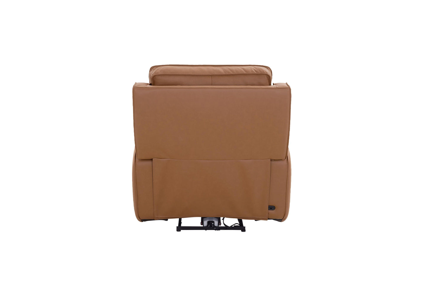 Bassett Club Level Raymond Power Motion Wallsaver Recliner in Antelope Leather - Chapin Furniture