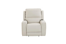 Bassett Club Level Raymond Power Motion Wallsaver Recliner in Vanilla Leather - Chapin Furniture