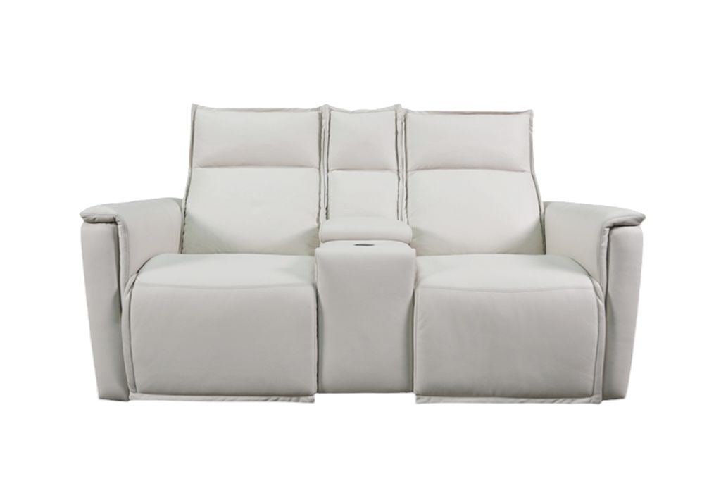 Bassett Club Level Chauncey Power Motion Consoled Loveseat - Chapin Furniture