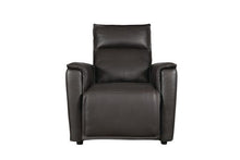 Bassett Club Level Chauncey Power Motion Recliner in Espresso Leather - Chapin Furniture