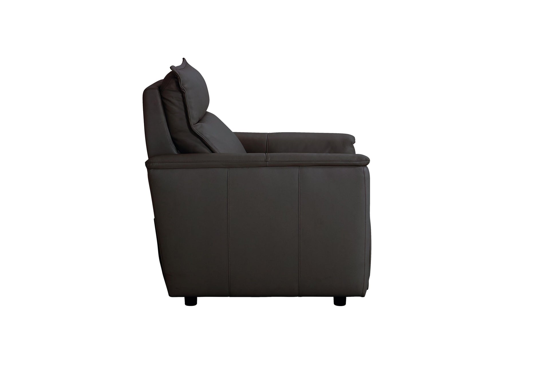 Bassett Club Level Chauncey Power Motion Recliner in Espresso Leather - Chapin Furniture