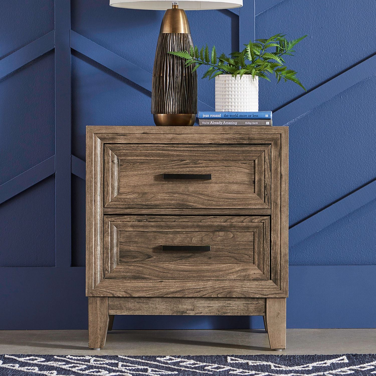 Ridgecrest 2 Drawer Nightstand - Chapin Furniture