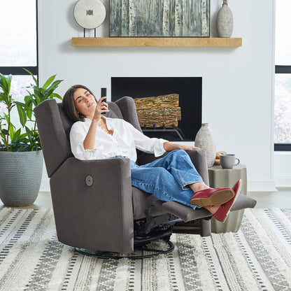 Lillian Swivel Glider Recliner- Custom - Chapin Furniture