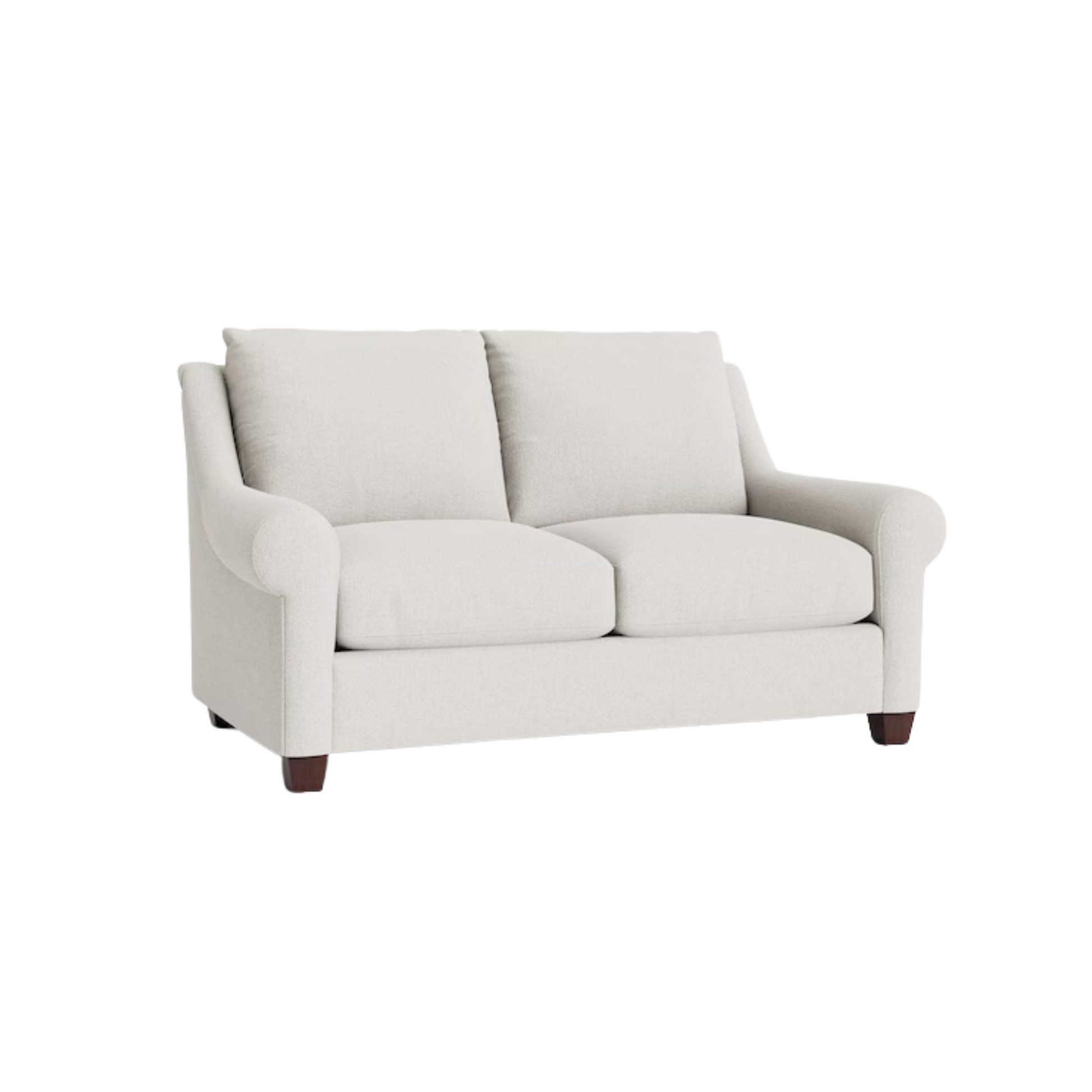 Ellery Roll Arm Loveseat - Custom - Chapin Furniture