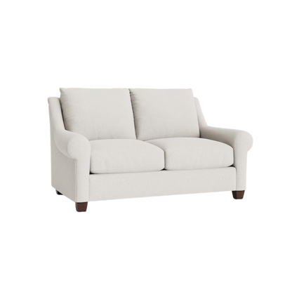 Ellery Roll Arm Loveseat - Custom - Chapin Furniture
