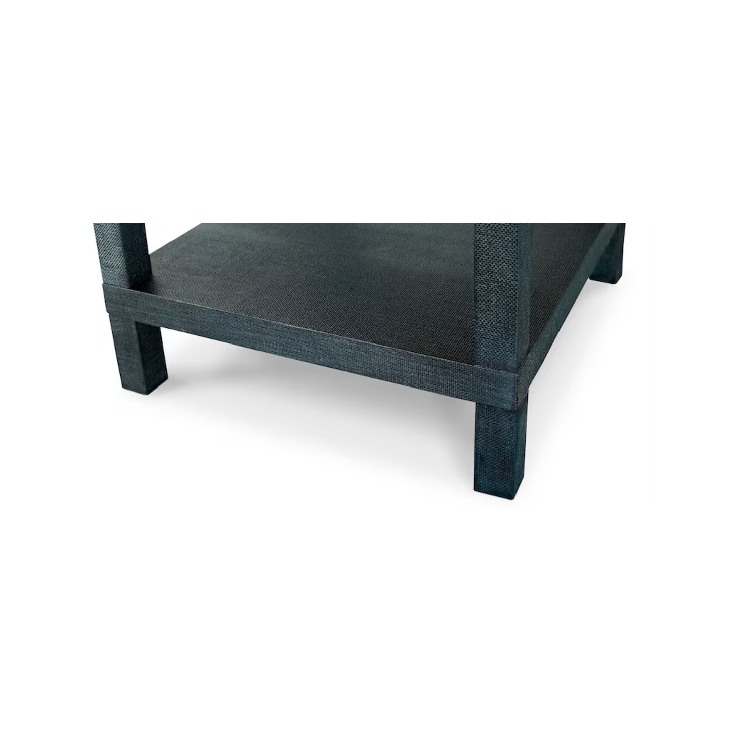 Ventura Raffia End Table - Pacific Blue - Chapin Furniture