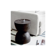 Tahiti Round Lamp Table - Ember - Chapin Furniture