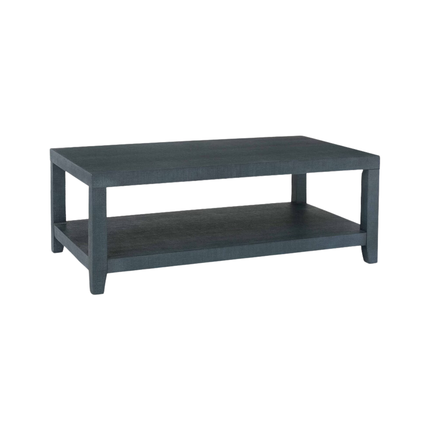 Ventura Raffia Rectangle Cocktail Table - Pacific Blue - Chapin Furniture