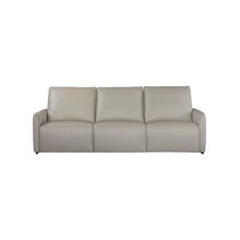 Everett Leather Modular Reclining Sofa - Light Grey - Chapin Furniture