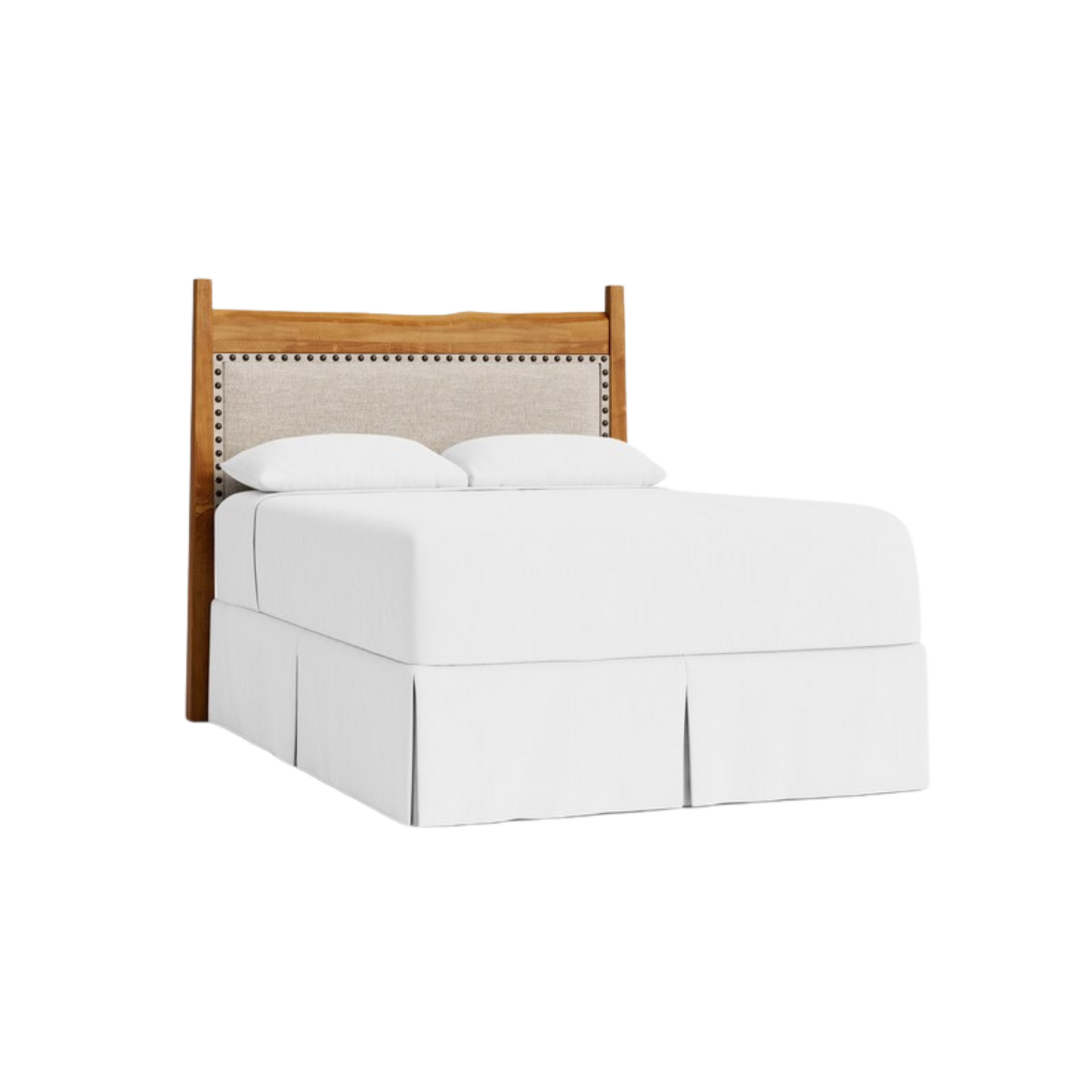 Benchmade Heritage Live Edge Upholstered Headboard - Custom - Chapin Furniture