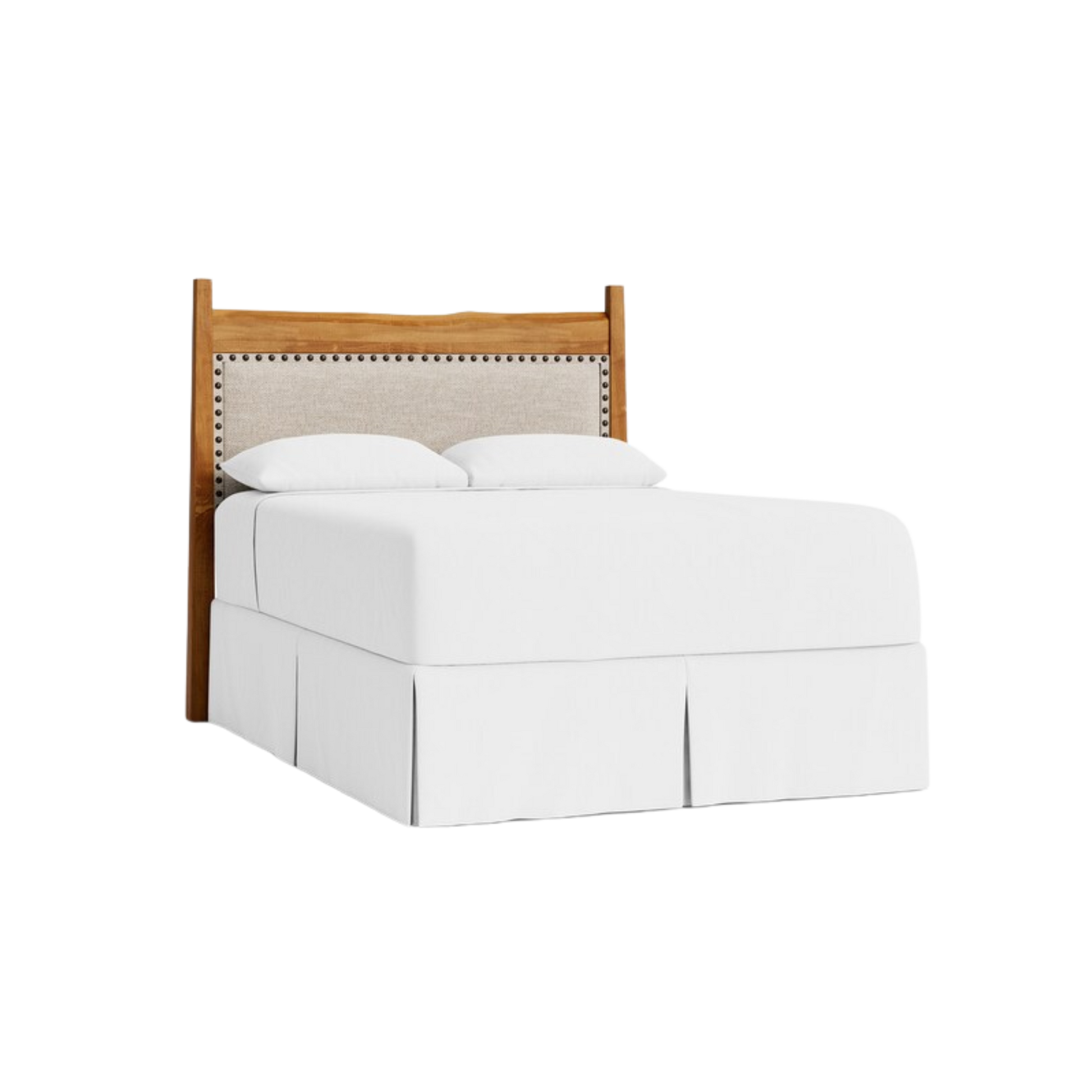 Benchmade Heritage Live Edge Upholstered Headboard - Custom - Chapin Furniture