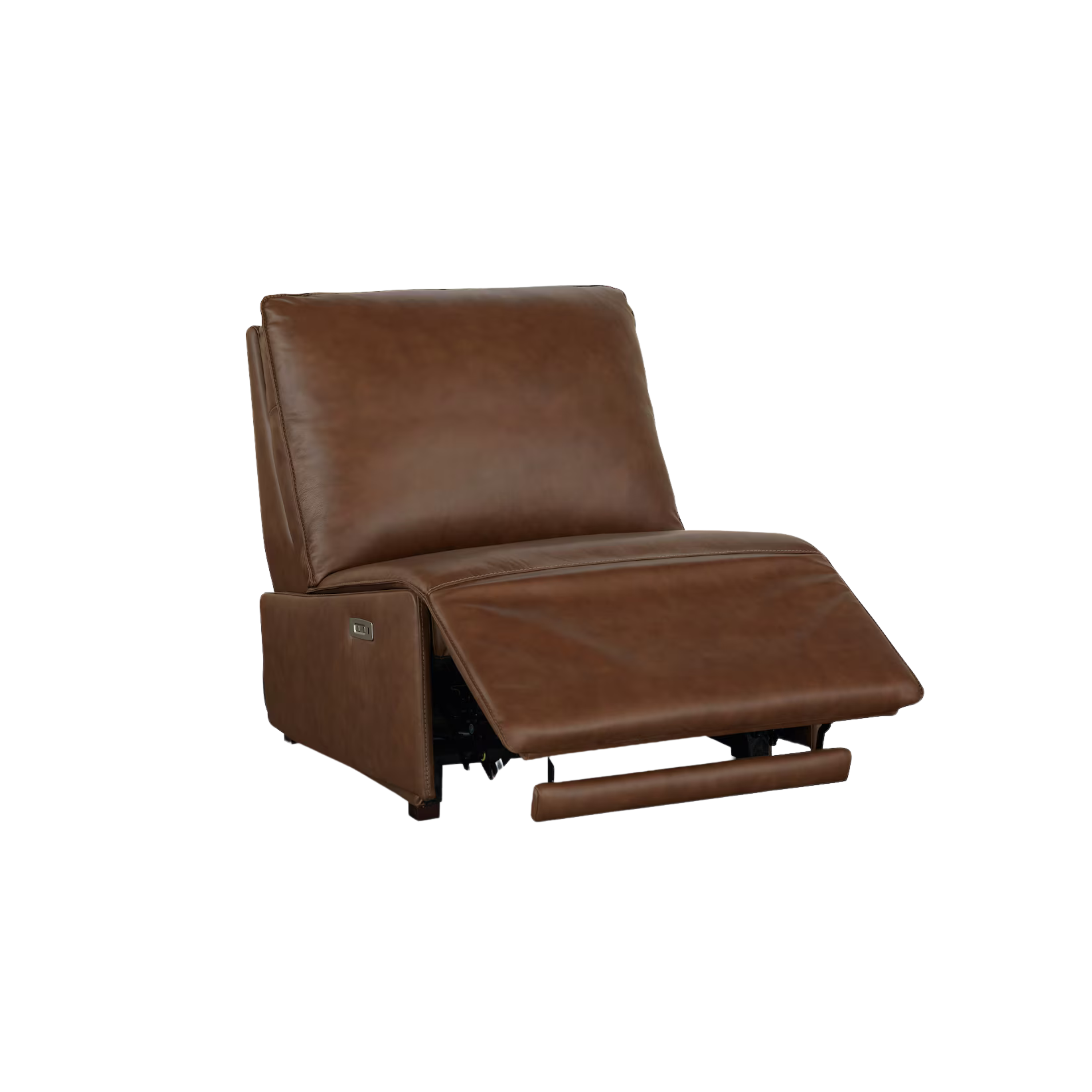 Everett Leather Armless Zero Gravity Power Recliner - Thumbnail 2