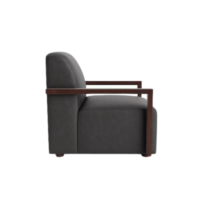 Creswell Leather Accent Chair - Custom - Chapin Furniture