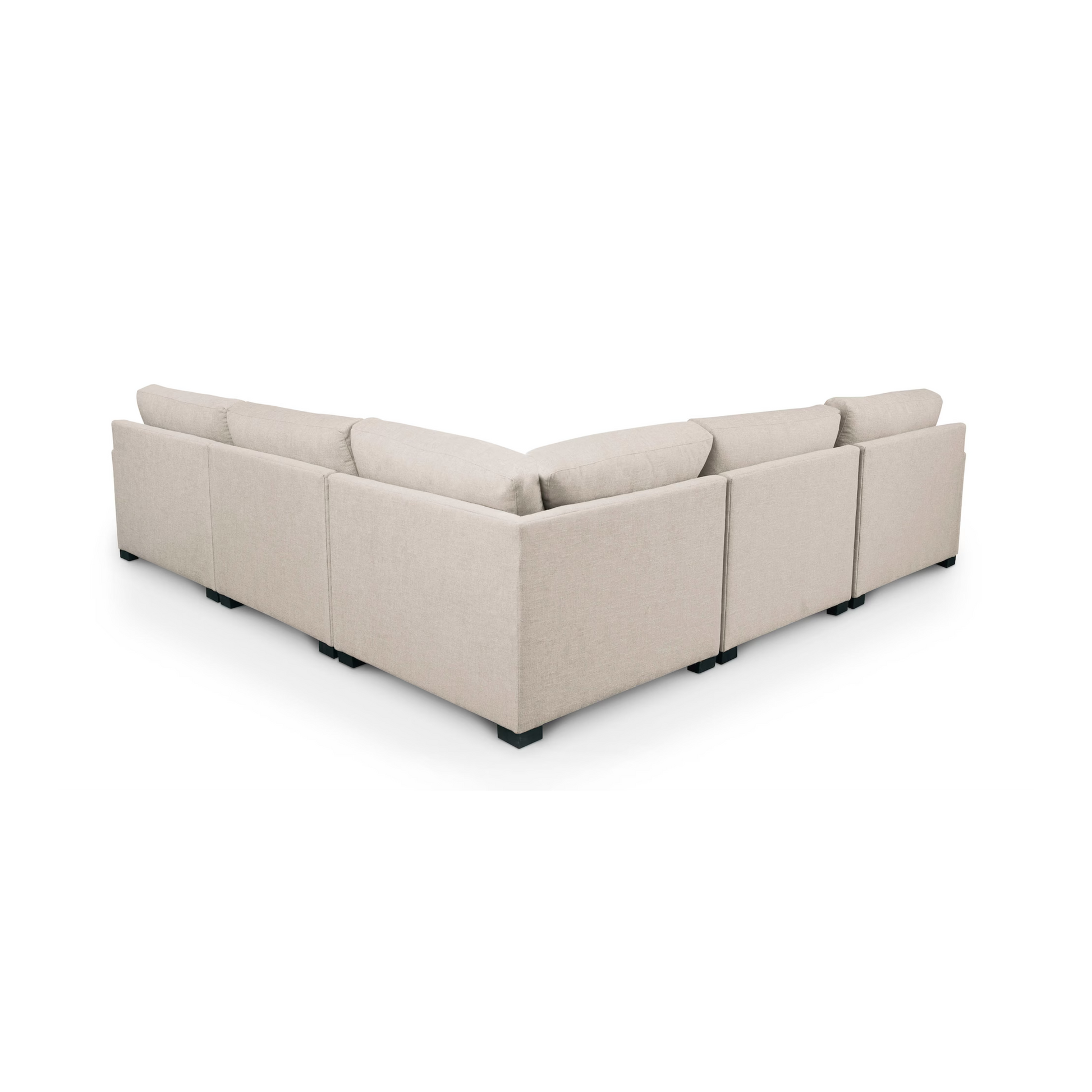 Colby Thin Track Arm Modular L-Shaped Sectional - Custom - Chapin Furniture