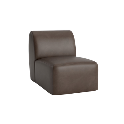 Clyde Leather Accent Chair - Custom - Chapin Furniture