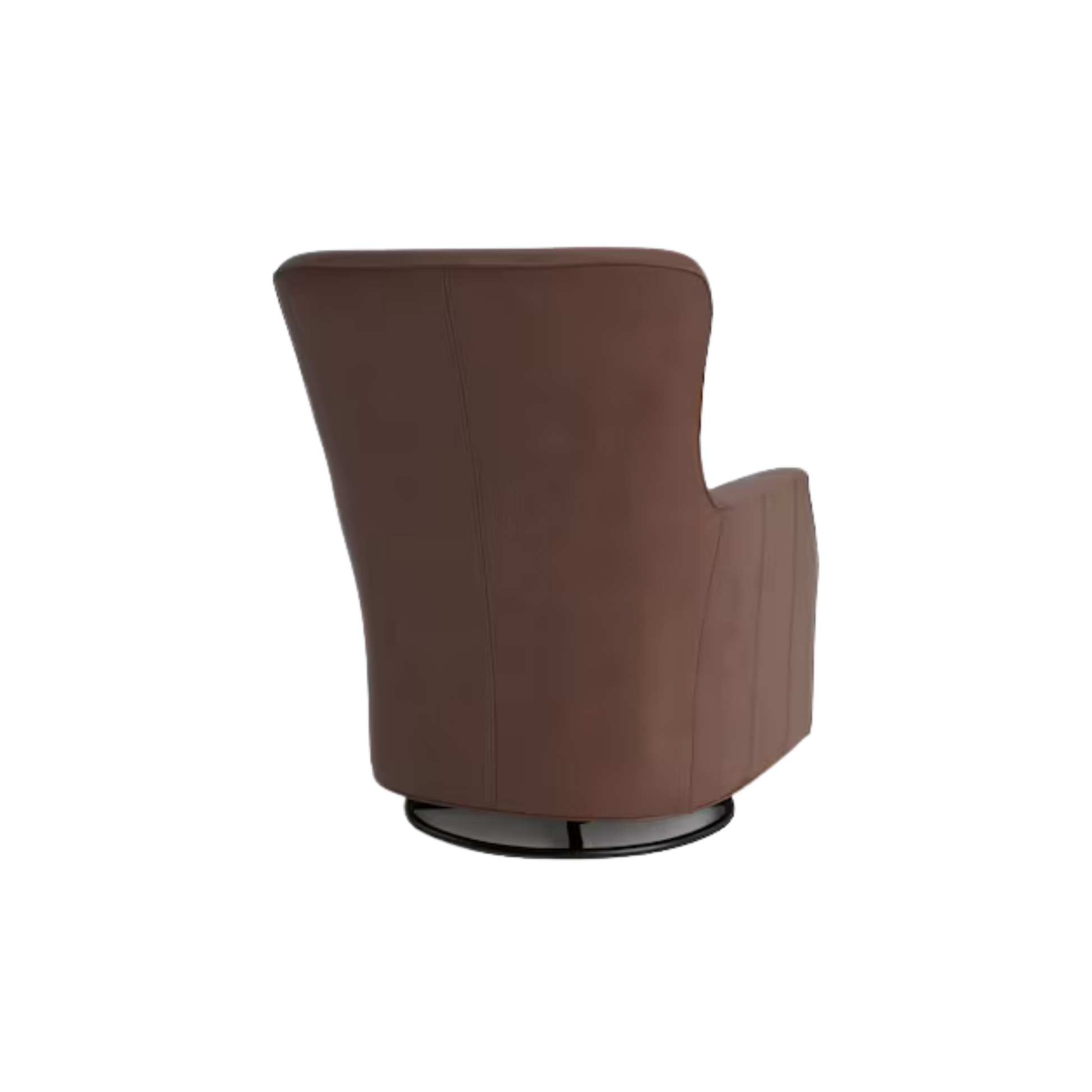 Kent Leather Slope Arm Swivel Glider Chair - Custom - Chapin Furniture