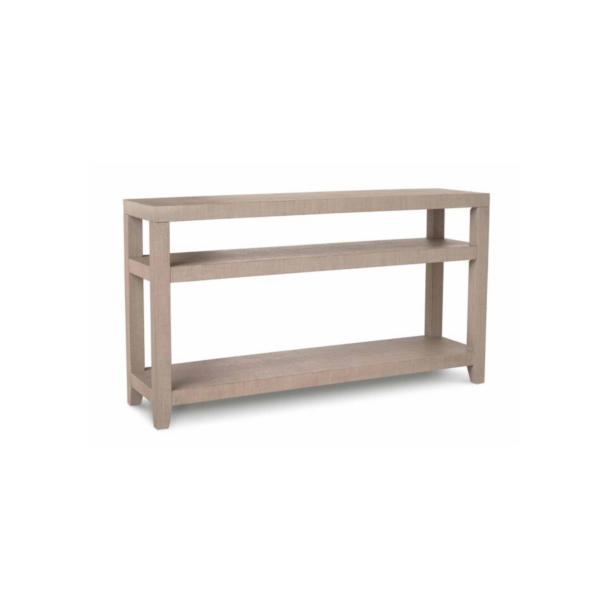 Ventura Raffia Console Table - Sand Grey - Chapin Furniture