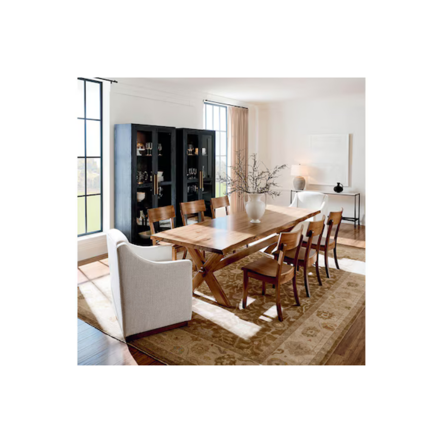 Foster Display Cabinet - Black - Chapin Furniture