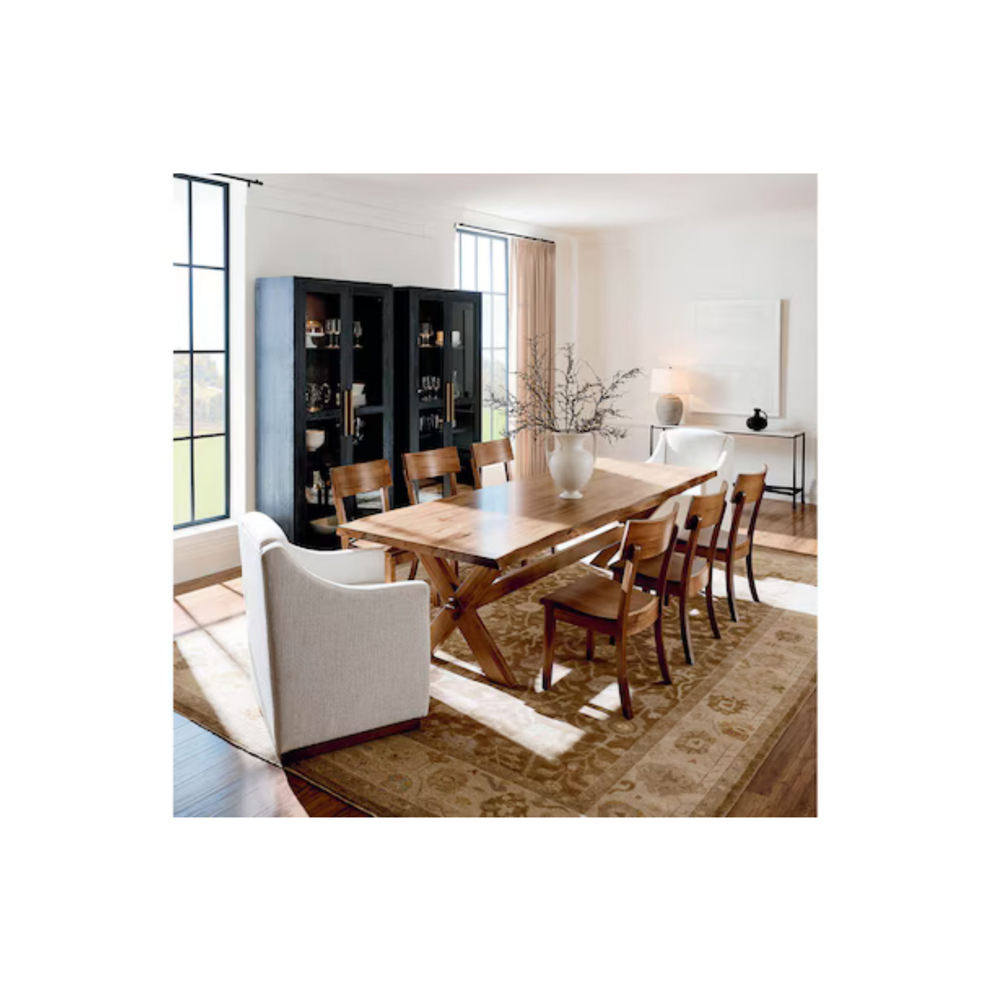 Foster Display Cabinet - Black - Chapin Furniture