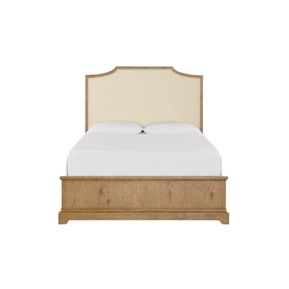 Surry Upholstered Bed Flaxen Oak - Cal King - Chapin Furniture