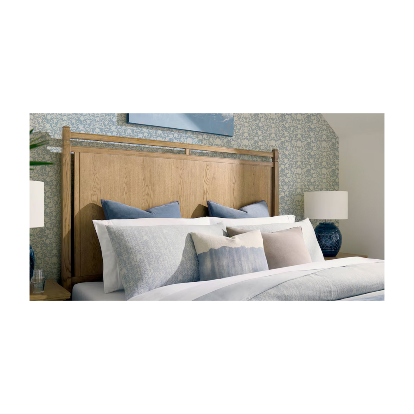 Surry Panel Headboard Flaxen Oak - Queen - Chapin Furniture