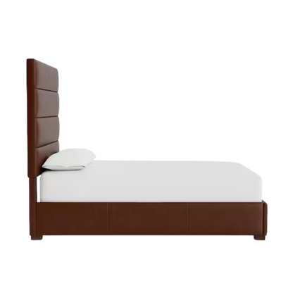 Parkton Leather Upholstered Bed - Custom - Chapin Furniture