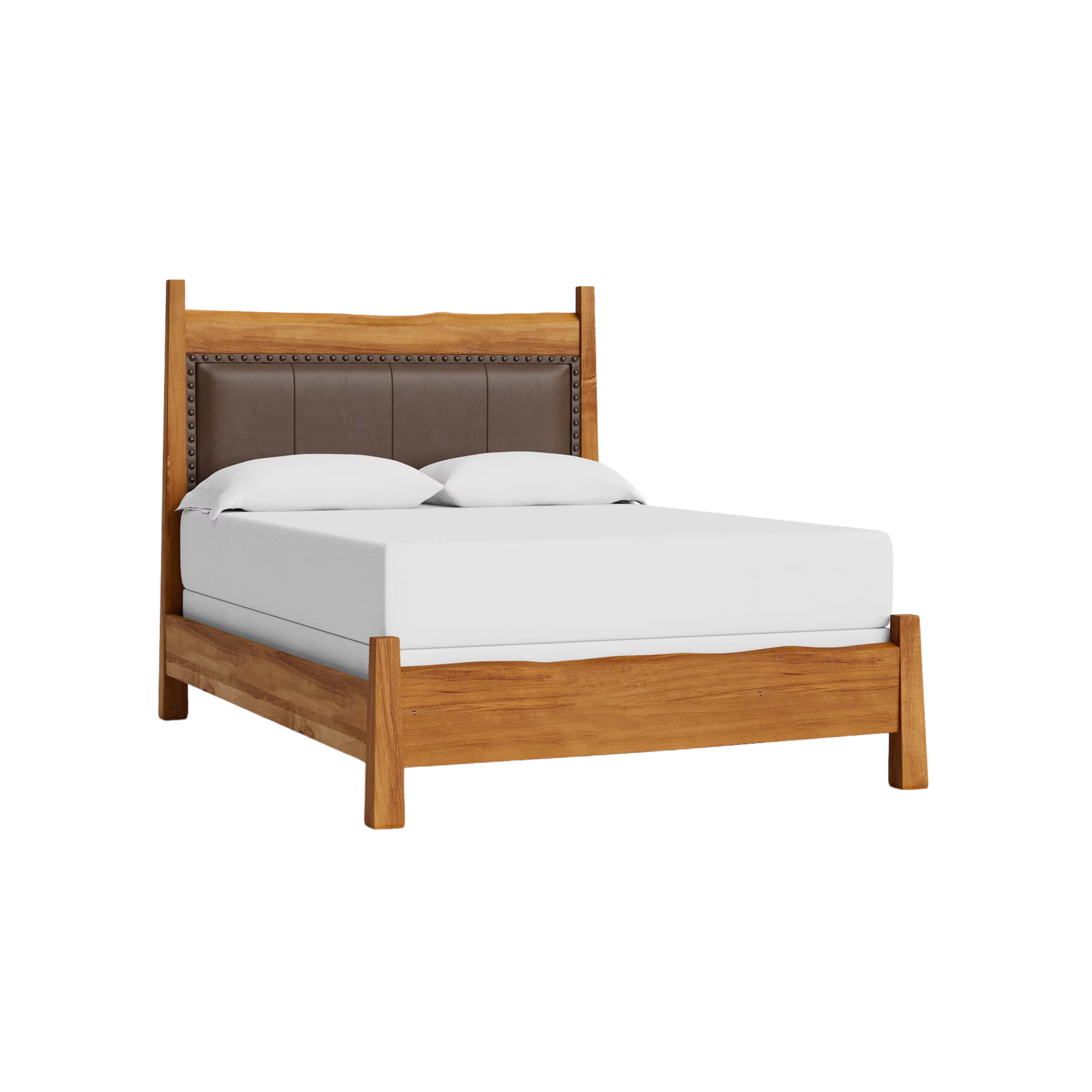 Benchmade Heritage Live Edge Upholstered Headboard or Bed
